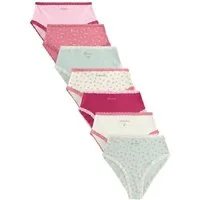 Next Taillenslip Hochbundslips mit Spitze und hohem Bein, 7er-Pack (7-St)