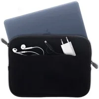 honju Tablet-Hülle Darkroom für das Apple MacBook Neo Tasche 13", Neopren Sleeve mit Außenfach, Leichtgängiger Reißverschluss