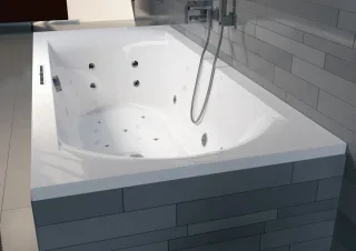 Riho Whirlpool Badewanne Lima Easypool 3.1, 170x75/weiß B051004005