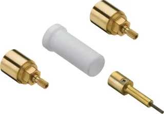 Hansgrohe Verlängerung Axor Starck/Terrano 25mm 3-Loch Wannenarmatur Unterputz chr, 96500000 96500000