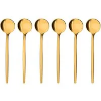GRÄWE Espressolöffel (6 Stück), GRÄWE Espressolöffel Provence, 6-teilig, gold, Edelstahl
