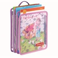 Step by Step Schulranzen Faltbare Heftbox Pink Organizer (1 Stück), Büchertasche, Heftschutz