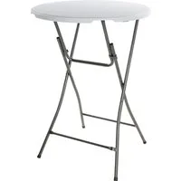 Koopman Stehtisch Bistrotisch Biertisch Ø 80 cm Rund klappbar 1/2/3 er Set (Stück, 1-St., Packung), 1, Klappbar, Ø 80 cm, Rund