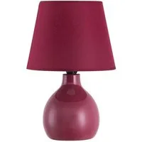 Rabalux LED Leselampe "Ingrid" Keramik, rot, rund, E14, IP20, ø170mm