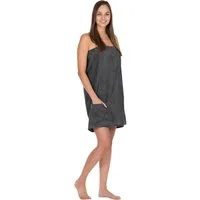 framsohn frottier Sarong Saunakilt Damen, Langform, Frottier, hergestellt in Österreich, Dehnbund & Druckknöpfe variabel verstellbar