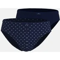 GÖTZBURG Slip Edingburgh (2er Pack) gemustert, basic, eng, kurz, atmungsaktiv, Baumwollmix