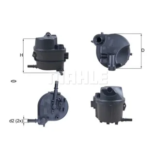 Mahle Kraftstofffilter Citroen Ford Mazda Peugeot Toyota 1,4 KL777D