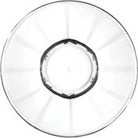 LAV Teeglas Unterteller Alya 6er Set – 12,5 cm, transparent, aus hochwertigem Glas, 6-tlg., Glas, 6-teilig