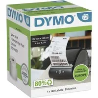 DYMO Etikettenrolle DYMO Etiketten 2166659 102mm x 210mm 140 Stück weiß