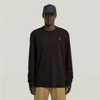 G-STAR Longsleeve Nifous R mit geripptem Einsatz vorne
