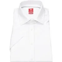 Pure Kurzarmhemd Slim Fit stark tailliert bügelfrei Kentkragen