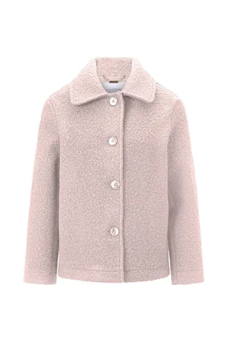 Rich & Royal - Curly Basic Jacket powder ros� - Gr. - 34