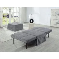 ATLANTIC home collection Schlafsofa Finn, wandelbar zum Loungesessel, Relaxliege und Gästebett, inkl. Kissen