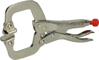 KS Tools Schweiß-Klammer-Gripzange beweglichen Spannbacken 0-25mm - 115.1178