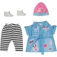 Baby Born Puppenkleidung Deluxe Jeans Kleid, 43 cm