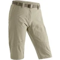 Maier Sports Caprihose Kluane Damen Shorts, kurze Wanderhose, Outdoorhose mit 2 Taschen, Regular Fit
