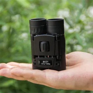 IPRee HD Zoom Binoculars, 8X21 Long Range Telescope with Compact Folding Design for Outdoor Tourism and Camping Bird Wat
