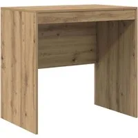 vidaXL Schreibtisch Schreibtisch Artisan-Eiche 80 x 50 x 76 cm (1-St)