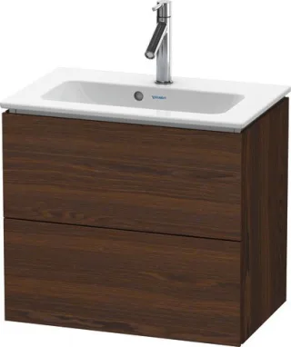 Duravit L-Cube Waschtischunterbau wandhängend Nussbaum gebürstet Matt 620x391x550 mm - LC625606969 LC625606969
