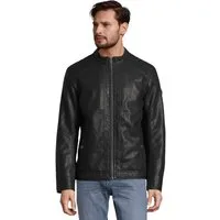 TOM TAILOR Lederimitatjacke mit Stehkragen