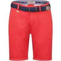 Geographical Norway Chinos Chino Shorts kurze Hose Bermuda Knielang Stoff bequem mit Gürtel short