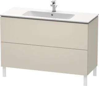 Duravit L-Cube Waschtischunterbau bodenstehend Taupe Supermatt 1220x481x704 mm - LC662808383 LC662808383