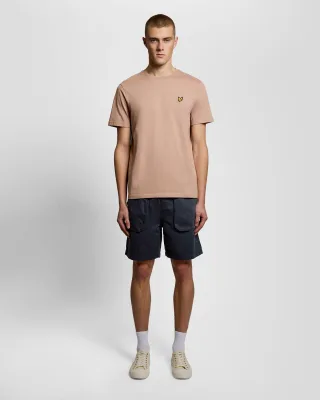 Leinen-Mischgewebe-Shorts