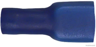 HERTH&BUSS Quetschverbinder, 0,5 - 1 mm², 6,3 x 0,8 mm, Flachsteckhülse blau - 50254211066