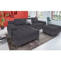 Home affaire Ecksofa Labene L-Form, wahlweise mit Bettfunktion und Bettkasten, auch als XXL-Variante