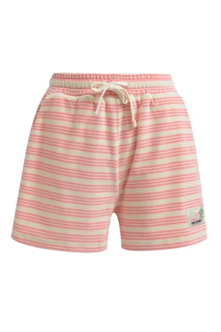 Smith&Soul - Velvet Striped Shorts bubblegum - Gr. - XS