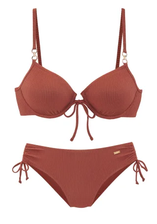 LASCANA - Buffalo LM Bügel-Bikini rustred - Gr. - 42D
