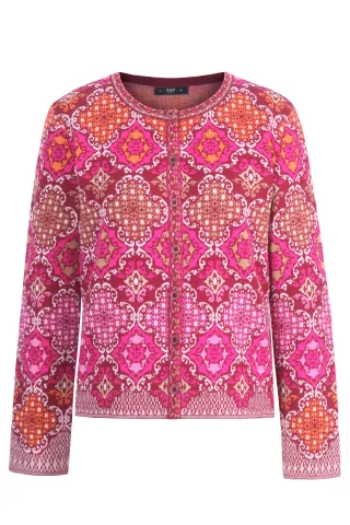 IVKO Woman - Cardigan kirsche - Gr. - 44