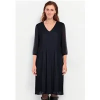 bianca Chiffonkleid KORA in klassischem 'Schwarz'
