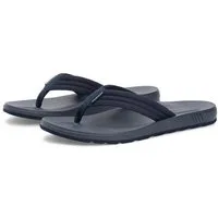 Tommy Hilfiger MOLDED HILFIGER LTH BEACH SANDAL Zehentrenner Sommerschuh, Dianette, Flat mit dezentem Label