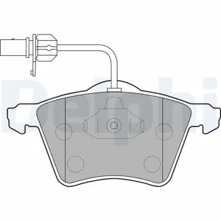 Delphi Bremsbel?ge vorne VW Transporter T4 PR Nr. 1LB
