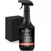 Glart 451RK Reifenpflege Auto Reifenglanz Tire Shine seidenmatt 1L + Schwamm Auto-Reinigungsmittel