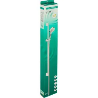 Hansgrohe Brausenset Crometta Vario EcoSmart, 90cm weiß/chrom