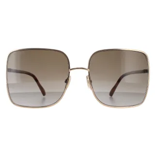 Jimmy Choo Square Damen Gold Havanna Braun Farbverlauf ALIANA/S