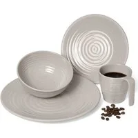 Moritz Geschirr-Set Camping Geschirr Set 1 Person Coffee Design