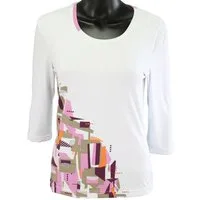 Joy Sportswear 3/4-Arm-Shirt Ayla Damenshirt 3/4 Arm Angenehmer, glatter Stoff