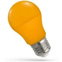 Spectrum LED-Leuchtmittel LED E27 A50 Farbig Bunt 4,9W Birnenform 270° Lichterkette Deko ORANGE, E27, Orange