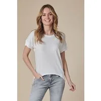 Zhrill T-Shirt ZHRAHEL Regular Fit, hüftlange Schnittform, Kurzarm