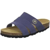 AFS-Schuhe 211353 modische Pantolette für Damen mit Fußbett, bequeme Sandalen aus Leder
