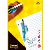 Idena Collegeblock Idena 10393 - Schulblock, DIN A4, 50 Blatt, 70 g/m², liniert, gelocht