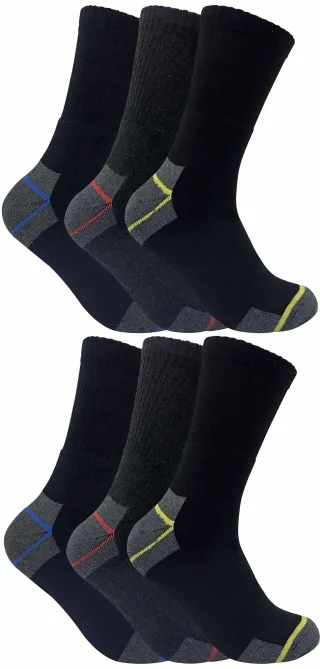 Herren gepolstert Baumwolle Low Cut Knöchel Arbeit Socken für Stahl Toe Boots