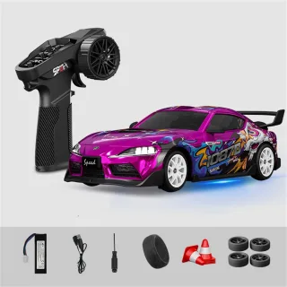 Hstar D24-01Q1- D24-01S7 RTR 1/24 2.4G 4WD Drift RC Car Gyro Mini Full Proportional LED Light Remote Control High-Speed