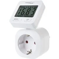 GreenBlue Stromverbrauchszähler GB615, Energieverbrauchszähler Wattzähler 3680W