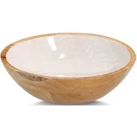 Zeller Present Schale Mangoholz, im modernen Design, Massivholz, hochwertiges natürliches Material