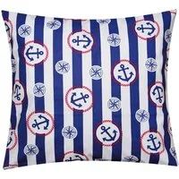 Heubergshop Kissenbezug, (1 Stück), 40x40cm Anker Streifen Matimin Kissenhülle (1-Stück-600/1-40x40)