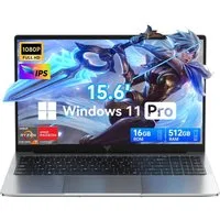 ACEMAGIC Laptop 15,6 Zoll FHD IPS Display, AMD R7 7730U, 16GB RAM, 512GB SSD Notebook (39,6 cm/15.6 Zoll, AMD AMD Ryzen 7 7730U 7730U, AMD Radeon Grafik, 16 GB, 512 GB SSD, Windows 11 Pro, HDMI, WIFI 6, Bluetooth 5.2, Deutscher Tastaturfolie)